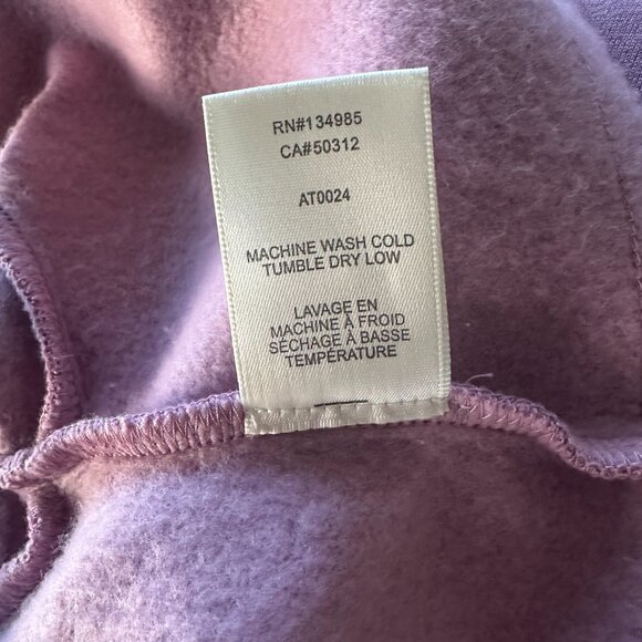 NWT For Love & Lemons Josie Cropped Crewneck Pullover Sweatshirt in Lilac, M - Picture 9 of 9